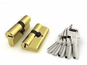 Картинка Цилиндровый механизм FUARO R600/60 mm (25+10+25) BBP латунь 5 кл.